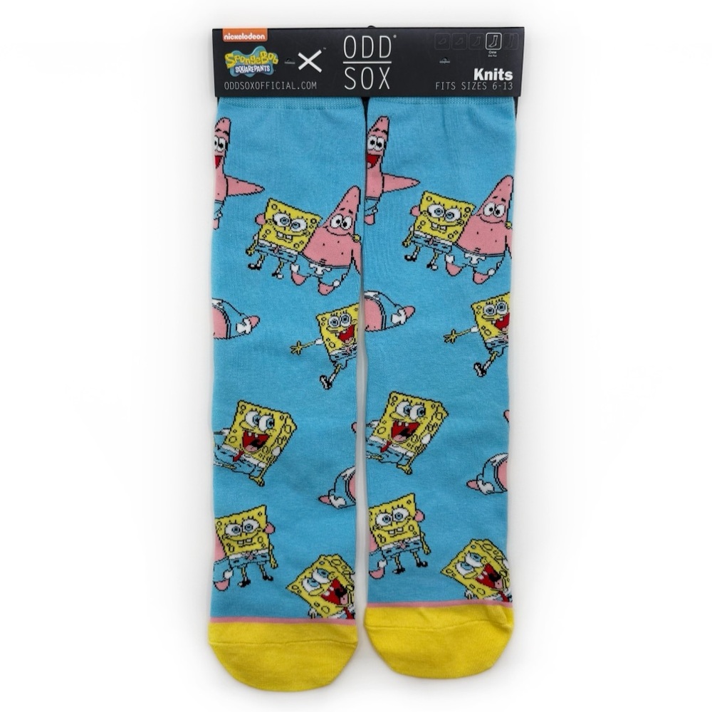Odd Sox Spongebob Crew Socks Mens Womens Patrick Nickelodeon Fun Novelty Gift